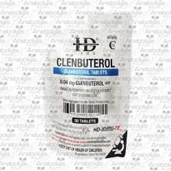 HD Labs - Clenbuterol 0.04mg | 50Tabs